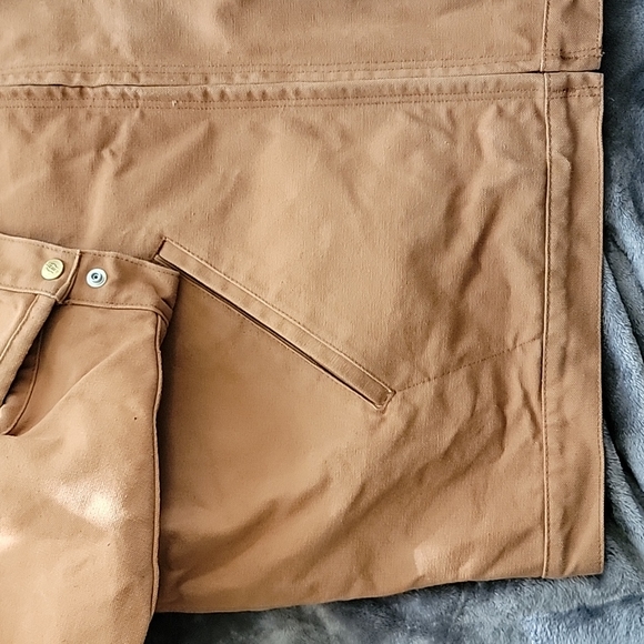 Dickies | tan distressed / blanket lined work jacket | MENS XXL - Picture 6 of 9